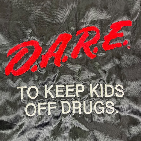 Vintage DARE Holloway Satin Bomber Jacket - Picture 1 of 5